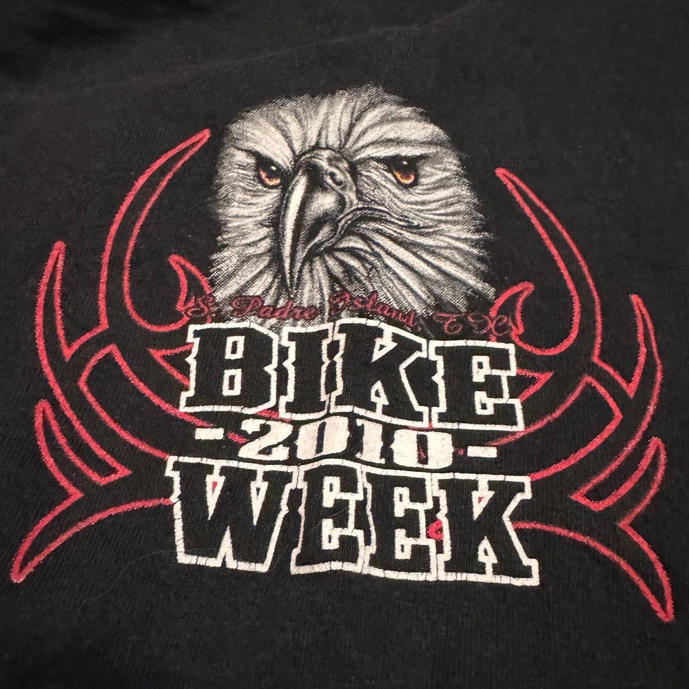 Vast Sportswear South Padre Island Bike Week 2010 Sleeveless Shirt Black 2XL